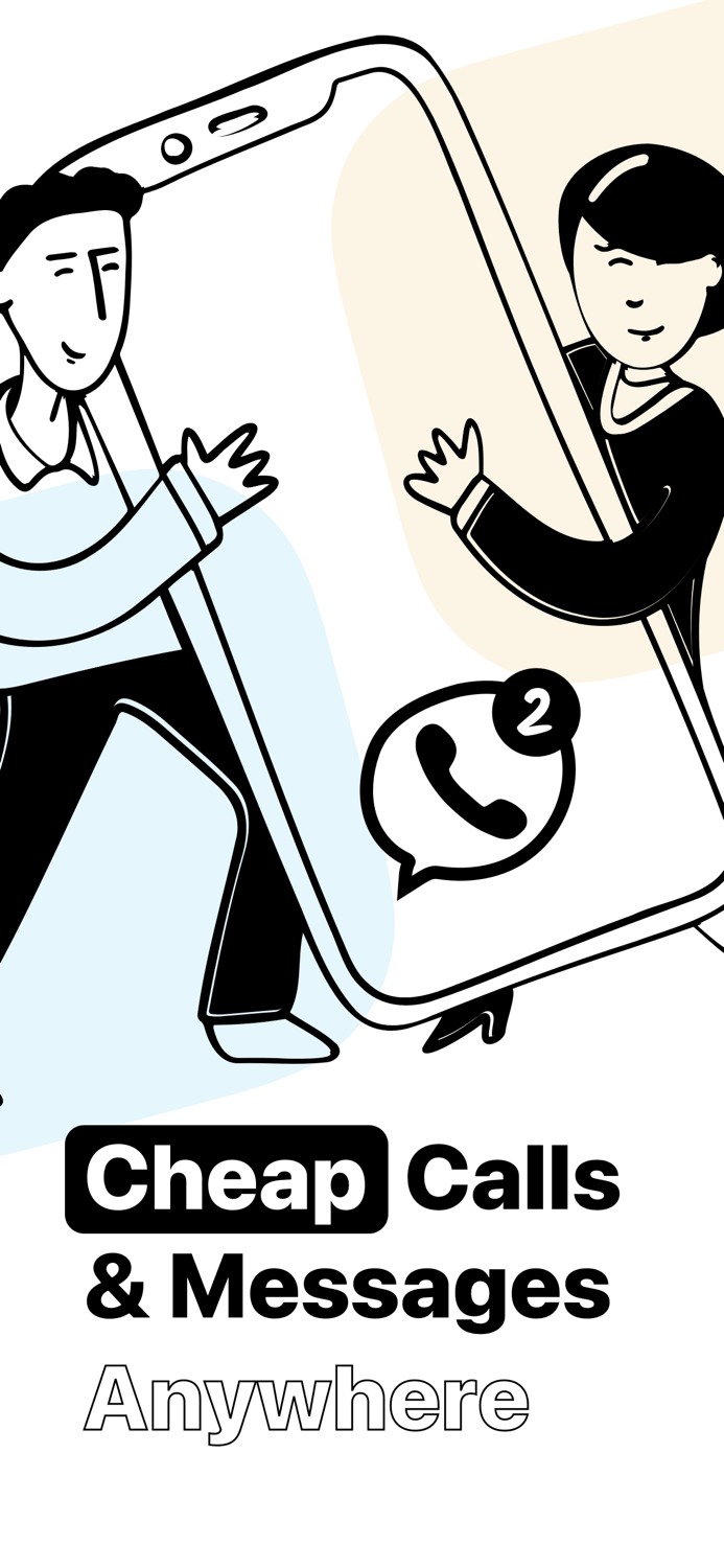 Text ON Call Now Second Phone