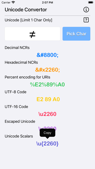 Unicode Converter Plus screenshot 7