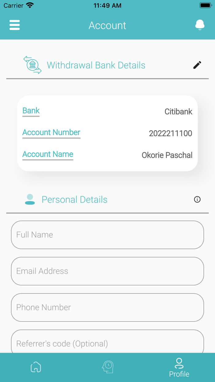 Cash-in Crypto to naira app