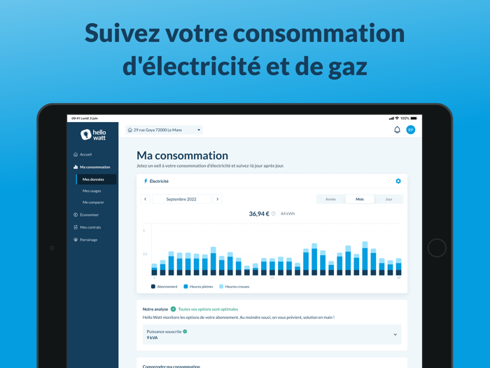 Hello Watt Suivi Conso Énergie
