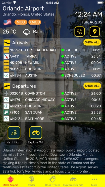 Orlando Airport (MCO) Info