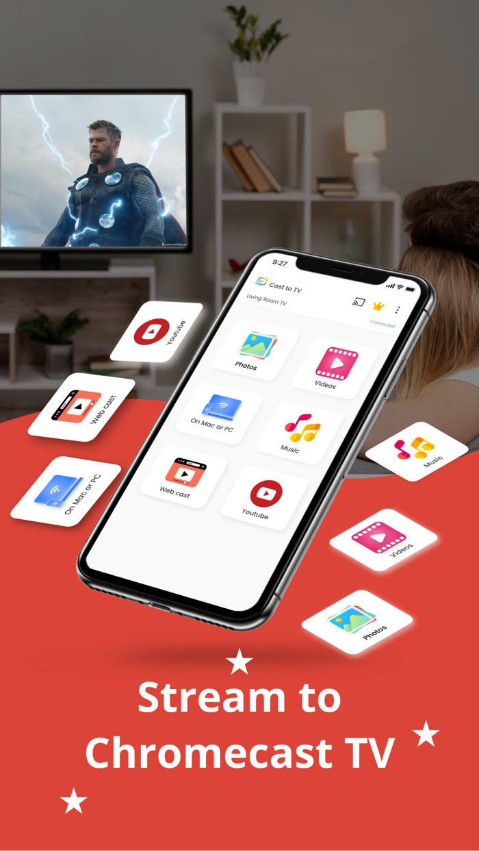 Chromecaster・Smart TV Web Cast
