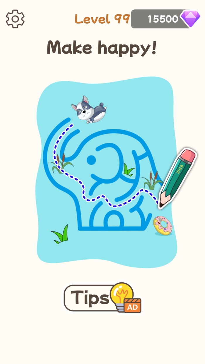 Happy Draw Puzzle-Animal story