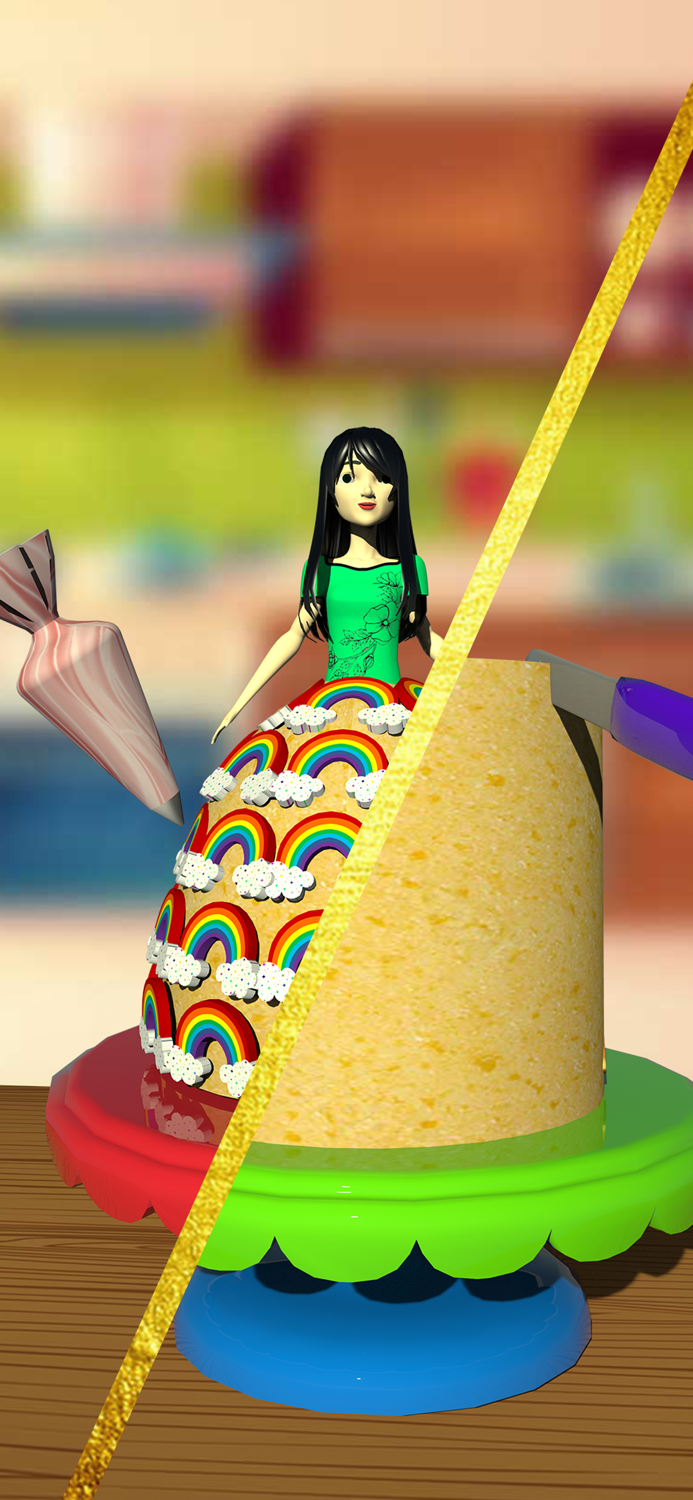 Doll Cake Dress Up Games 3D