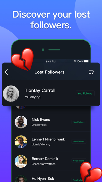 Followers Tracker Lite screenshot 2