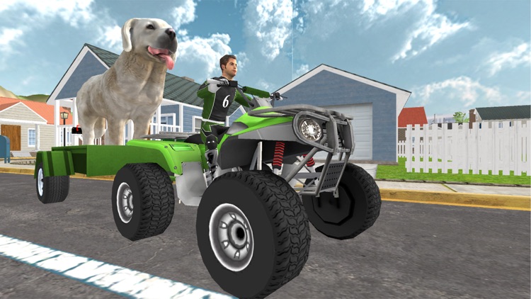 Pet Dog ATV Cargo Transport screenshot-6