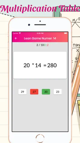 Game screenshot Multiplication tables games hack