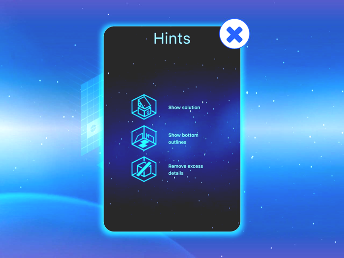 Tangram 3D space zen puzzle