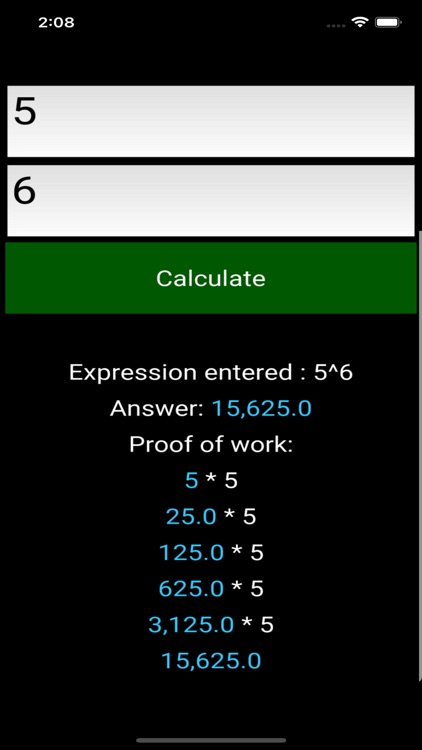 Exponents Calculator screenshot-3