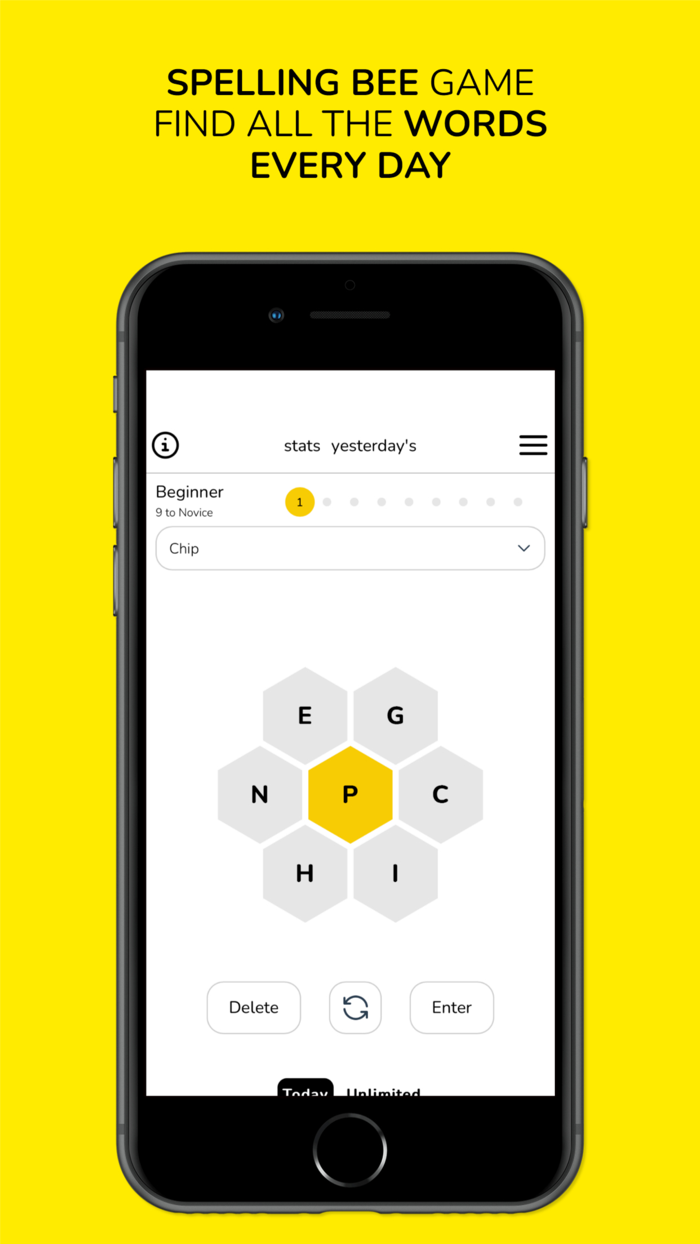 Spelling Bee Word Game