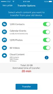 at&t mobile transfer iphone screenshot 3