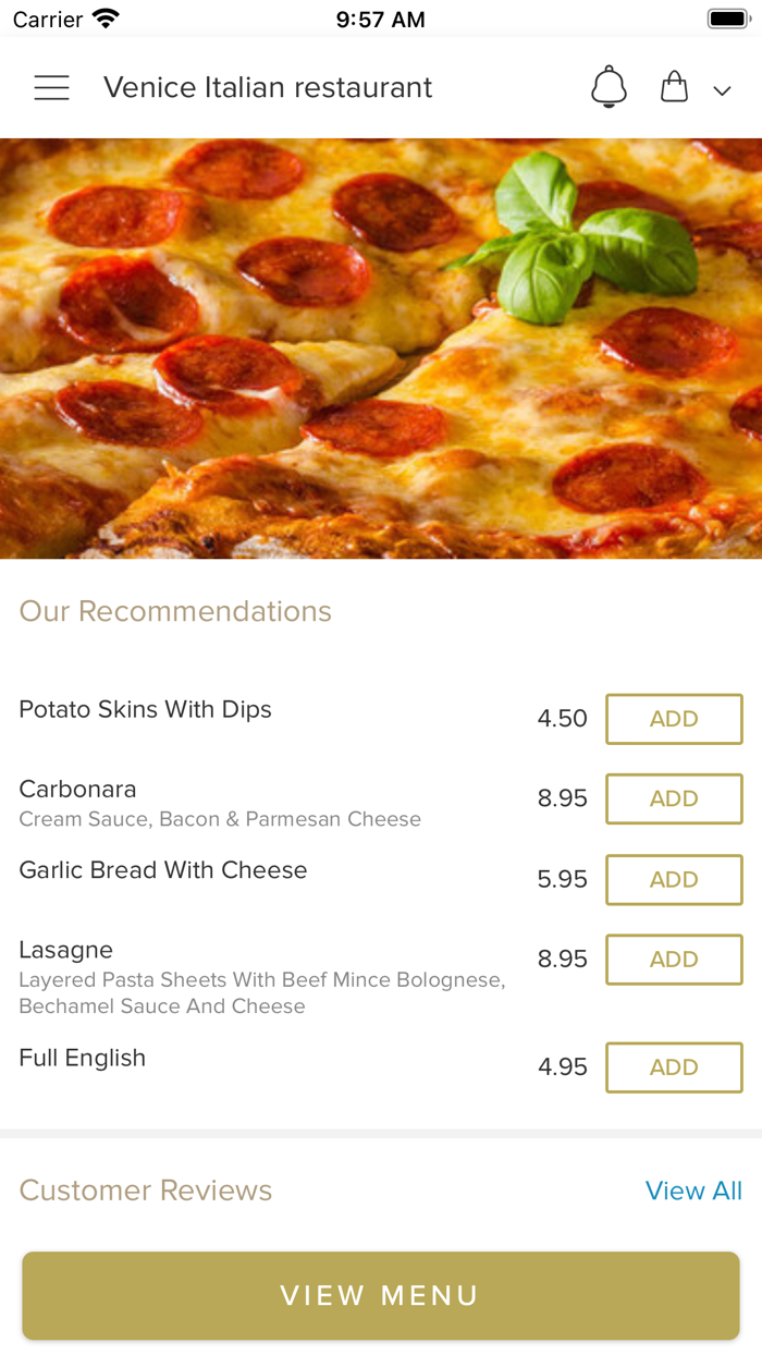 Venice Italian restaurant