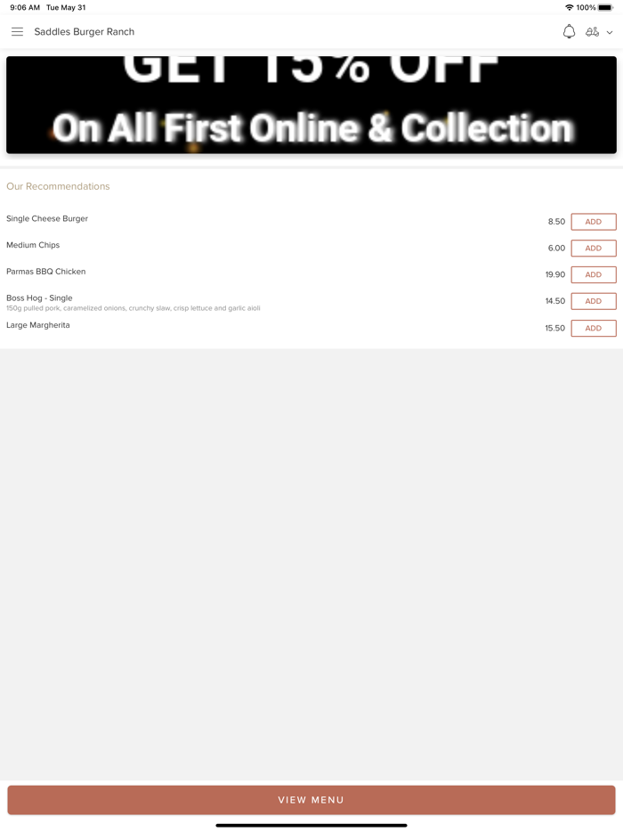 Saddles Burger Ranch