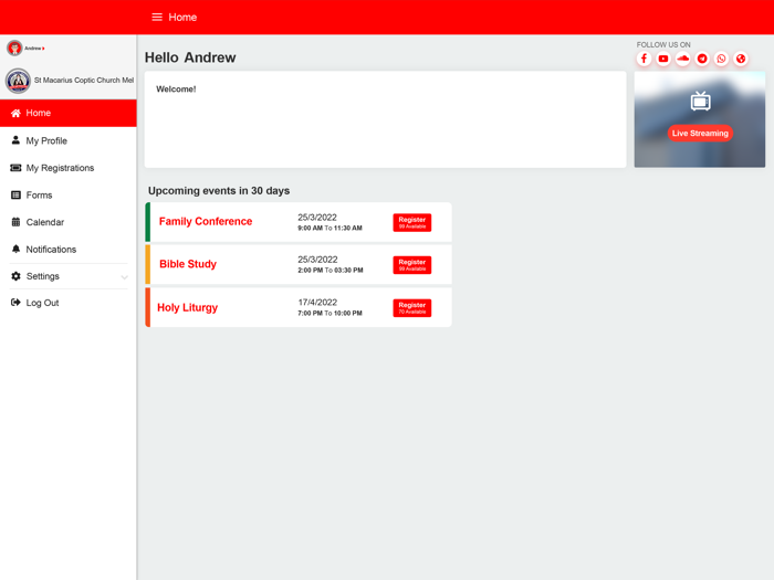 St Macarius Coptic Church Mel