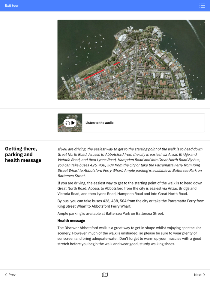 Canada Bay Walking Tours