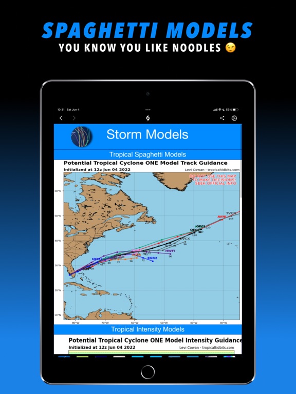 Hurricane Tracker For iPad