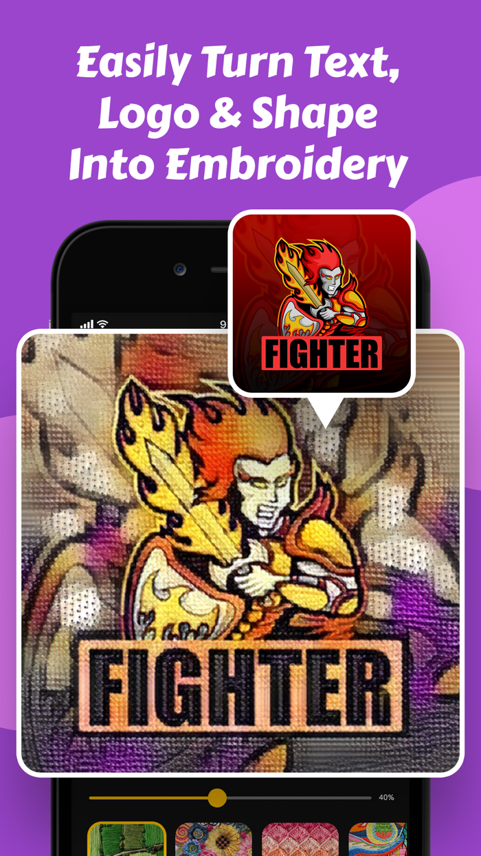 Embroidery Effect Quilt maker