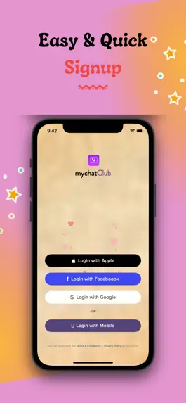 Game screenshot mychatClub - random voice chat apk