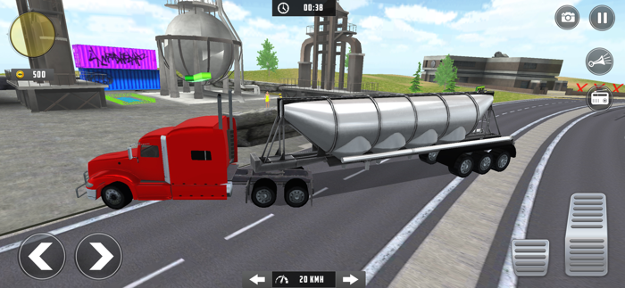 Oil truck tanker games