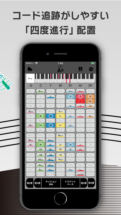 和音博士 作曲編曲の必需品 かっこいいコード進行を簡単に発見 Iphoneアプリ Applion
