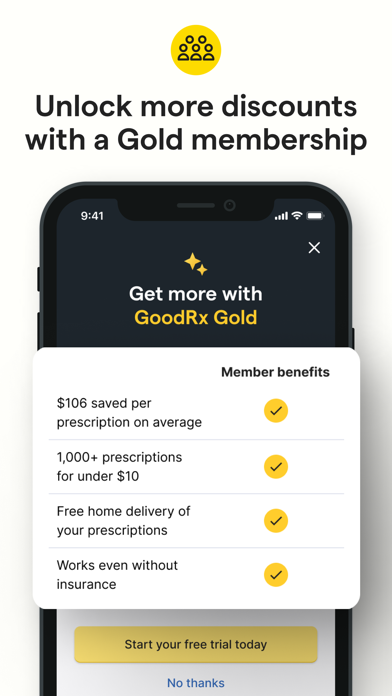 GoodRx: Prescription Saver iphone images