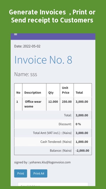 Logonvoice POS screenshot-4