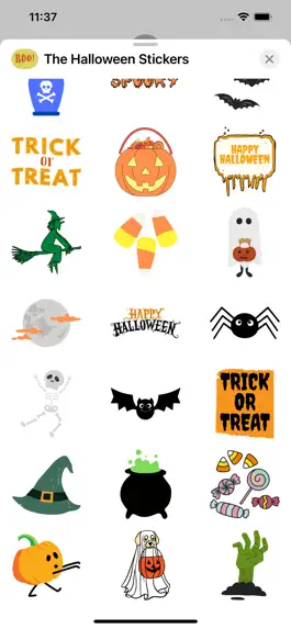 Game screenshot The Halloween Stickers apk