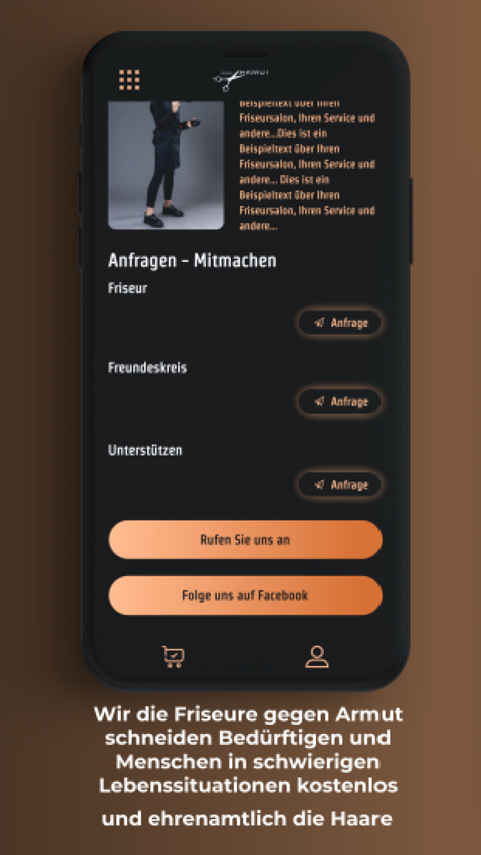 Friseure gegen Armut