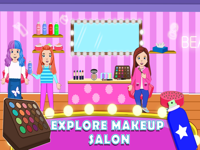 Pretend Town Girls Hair Salon