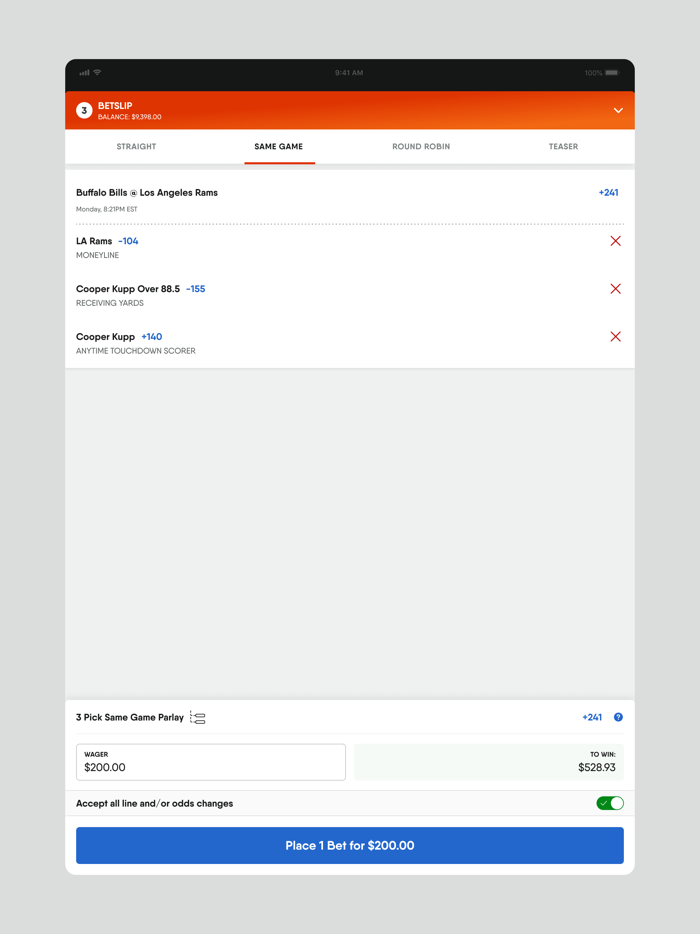 Fubo Sportsbook Live Bets