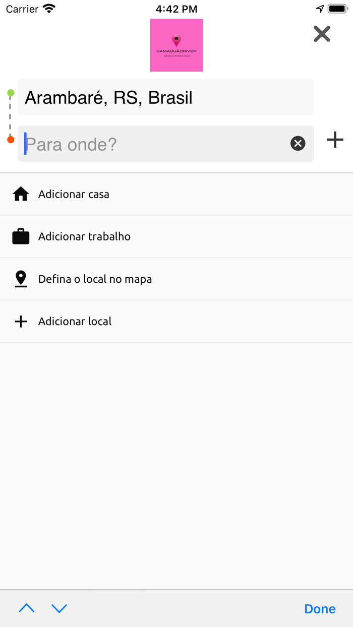Camaquã Driver - Passageiro