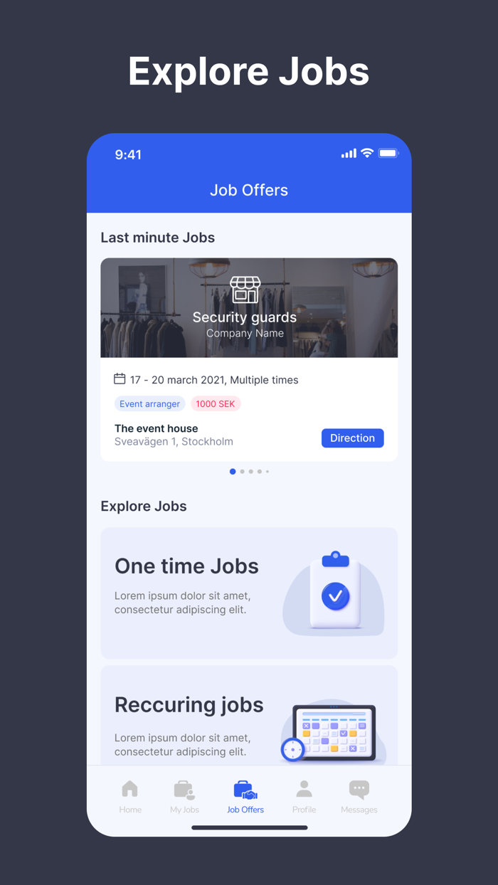 Safetly - Find guards easily
