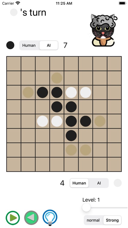 黑白棋貓