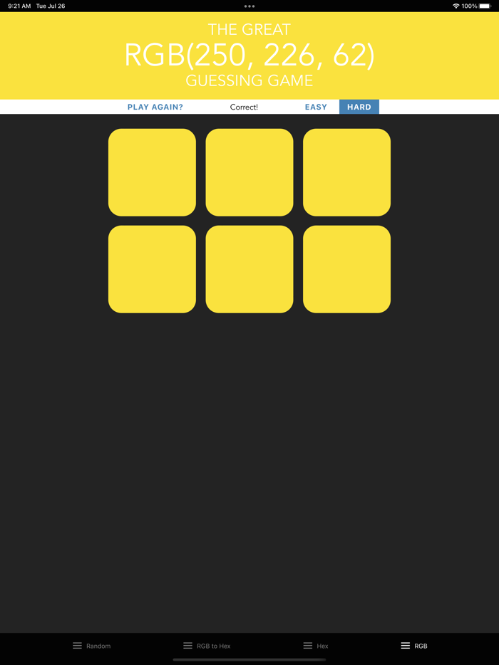 RGB to Hex converter generator