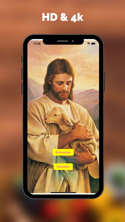 Download Stylised Cross Jesus Phone Wallpaper  Wallpaperscom