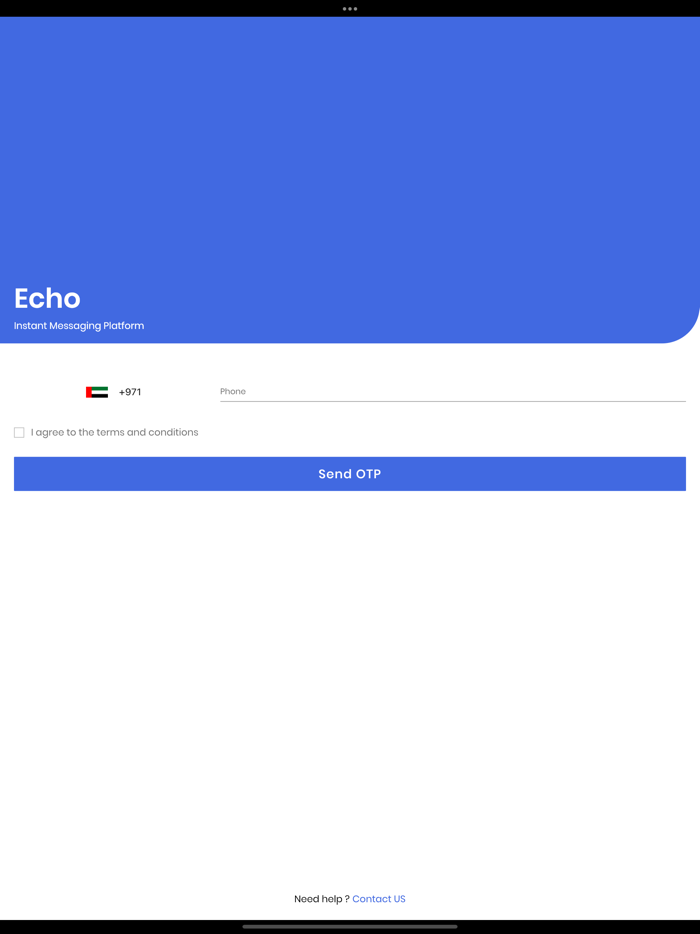 Echo Chat App
