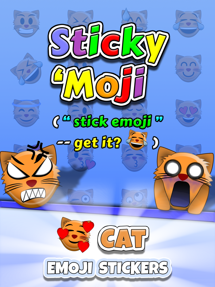Sticky Moji Cat Stickers