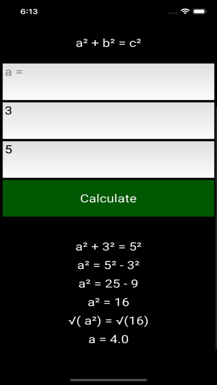 Pythagorean Theory Calculator screenshot-5