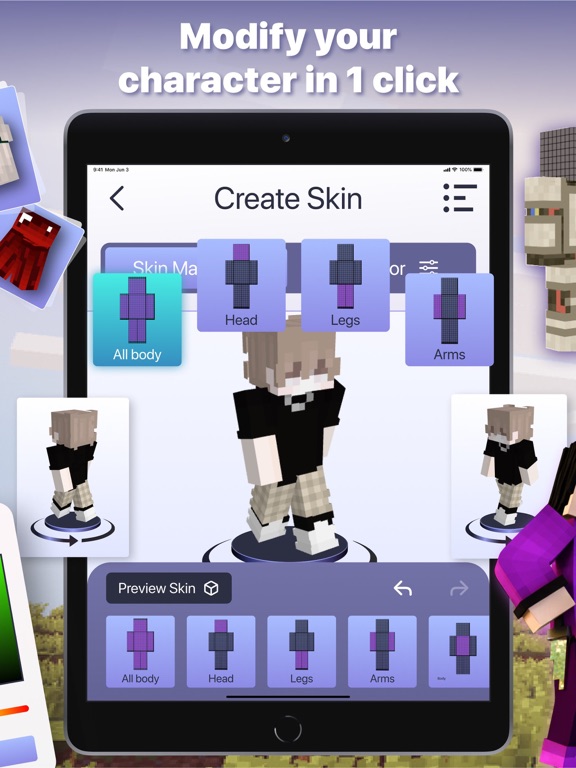Girl Skins Maker for Minecraft screenshot 2