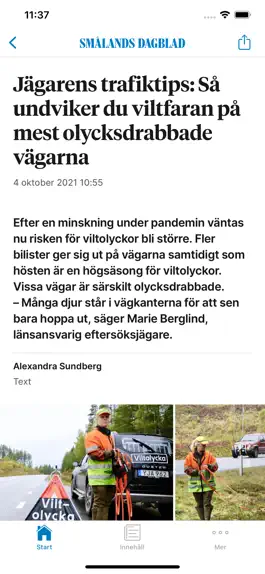 Game screenshot Smålands Dagblads Nyhetsapp apk