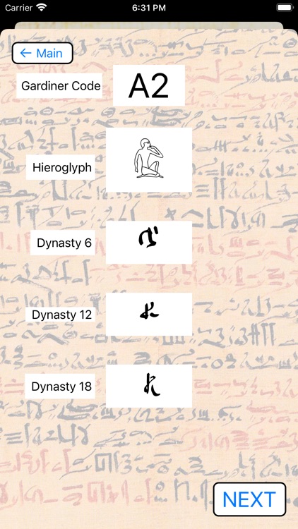 Hieratic Flash Cards screenshot-4