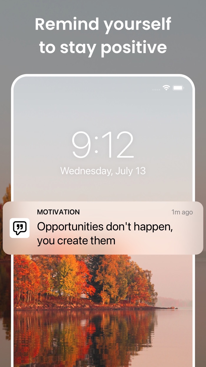 Motivation Quotes Widget.