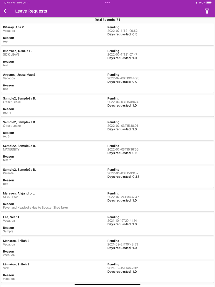 THE ABBA Payroll Approval