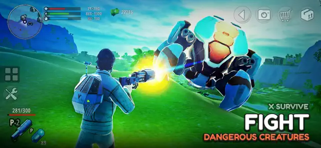 Screenshot 3 X Survive: Open World Sandbox iphone