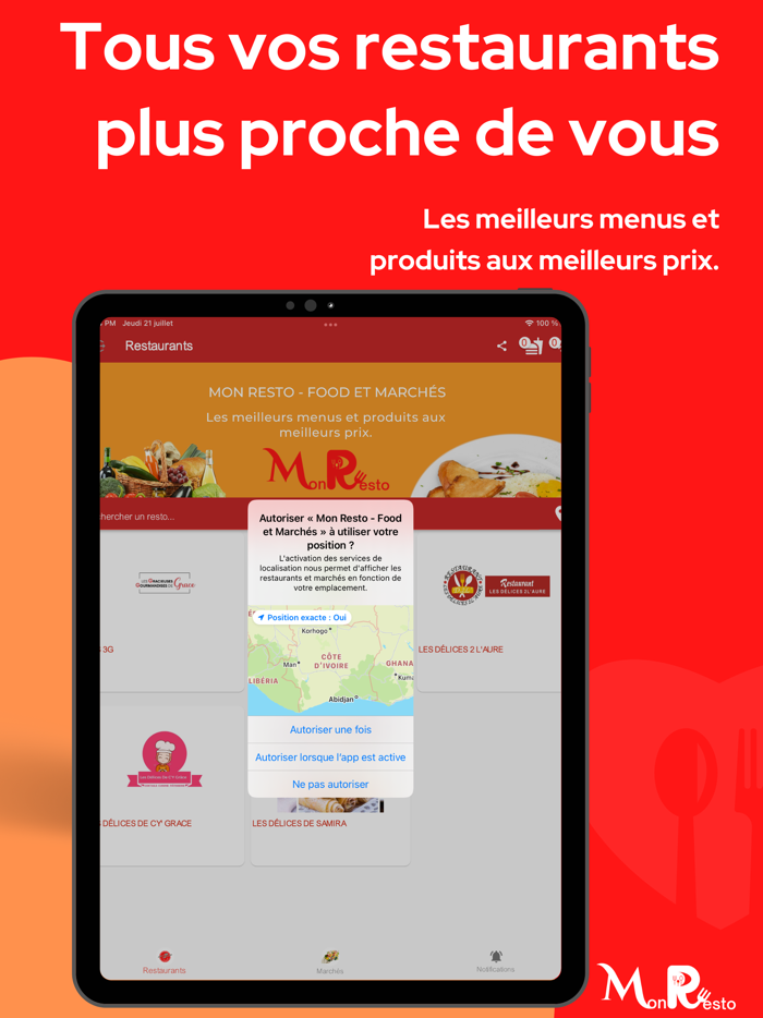 Mon Resto - Food et Marchés