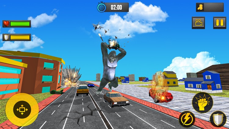 Angry Gorilla City Attack Game