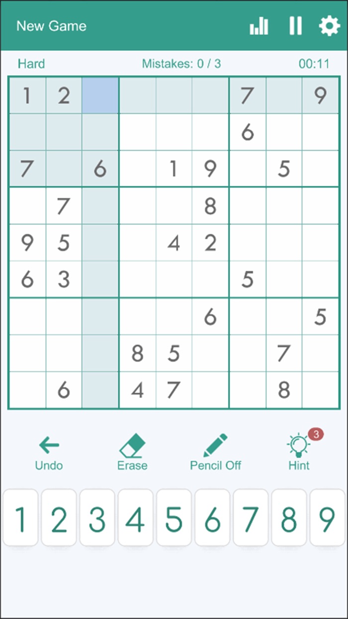 Sudoku - Classic Number Games