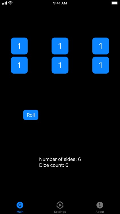 Simple Dice Toss