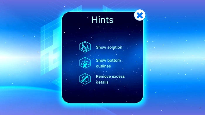 Tangram 3D space zen puzzle