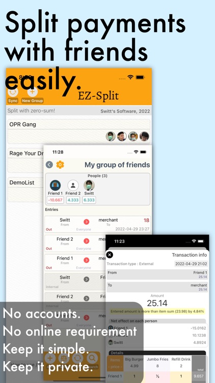 EZSplit : Easy Split Payments